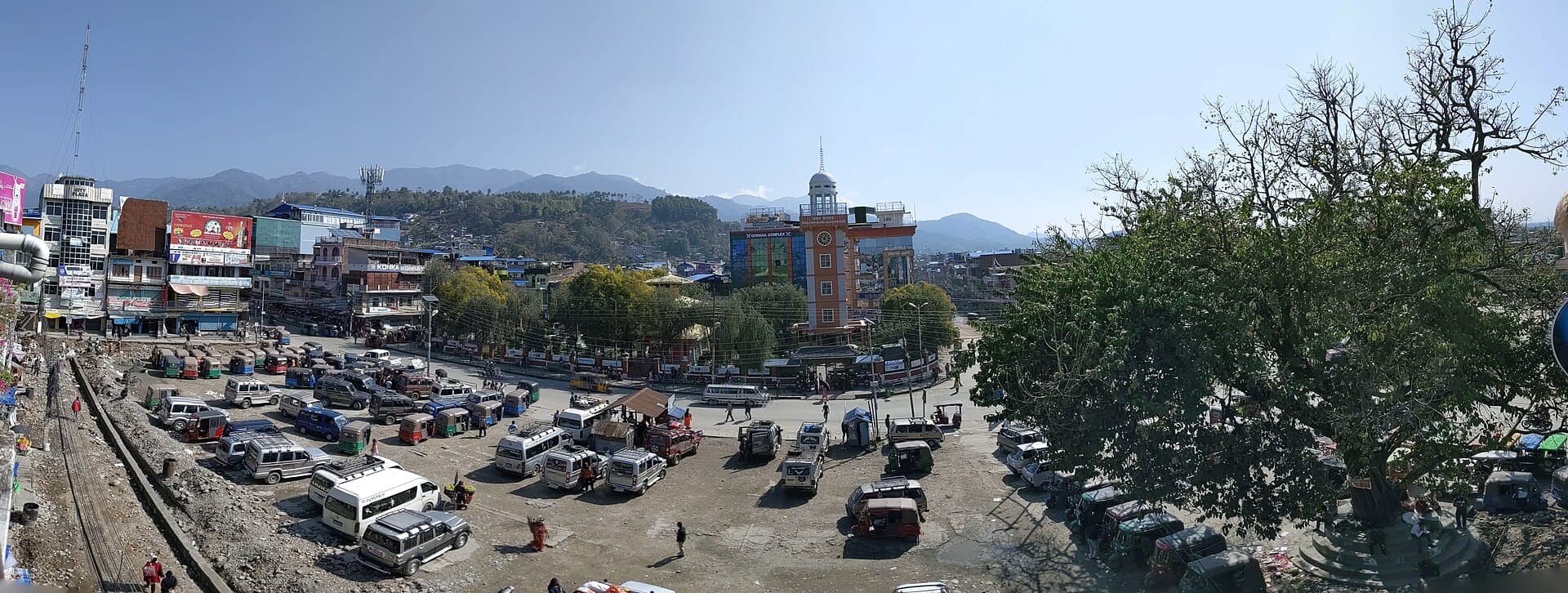 Scenic Eastern Nepal hills near Dharan